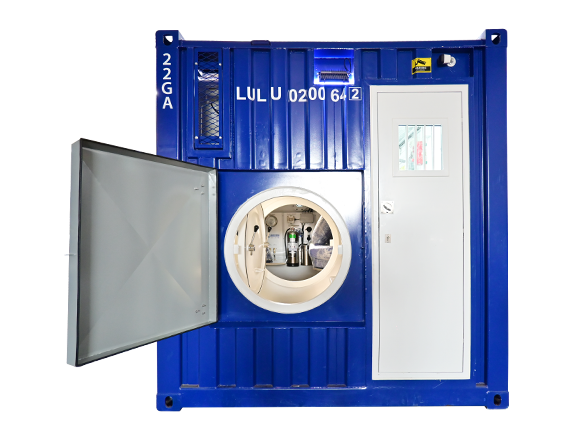 DIVING DECOMPRESSION CHAMBER TWO MAN WITH MACHINERY CONTROL