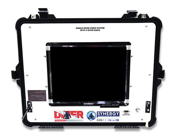 PORTABLE SINGLE DIVER VIDEO SYSTEMS WITH COMMUNICATION