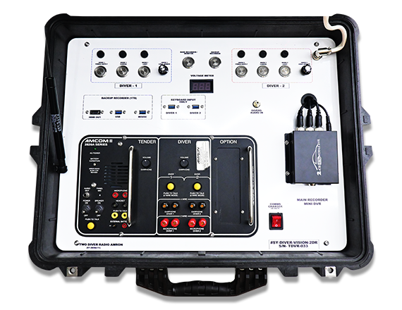 PORTABLE TWO DIVER VIDEO SYSTEMS WITH COMMUNICATION