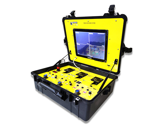 PORTABLE THREE DIVER VIDEO SYSTEMS