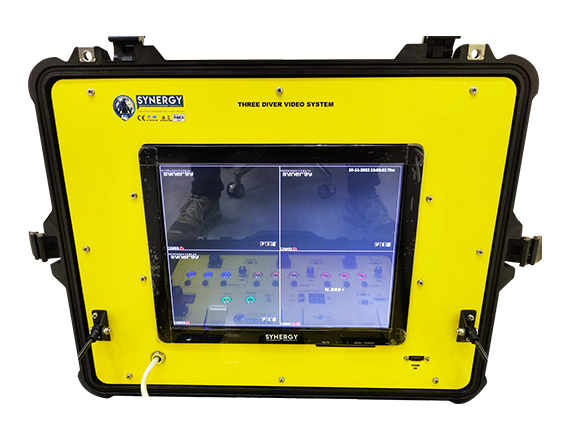 PORTABLE THREE DIVER VIDEO SYSTEMS