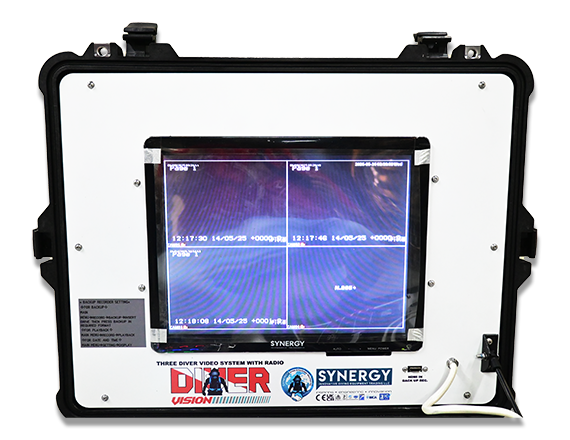 PORTABLE THREE DIVER VIDEO SYSTEMS WITH COMMUNICATION