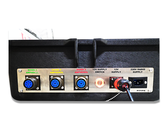 PORTABLE THREE DIVER VIDEO SYSTEMS WITH COMMUNICATION